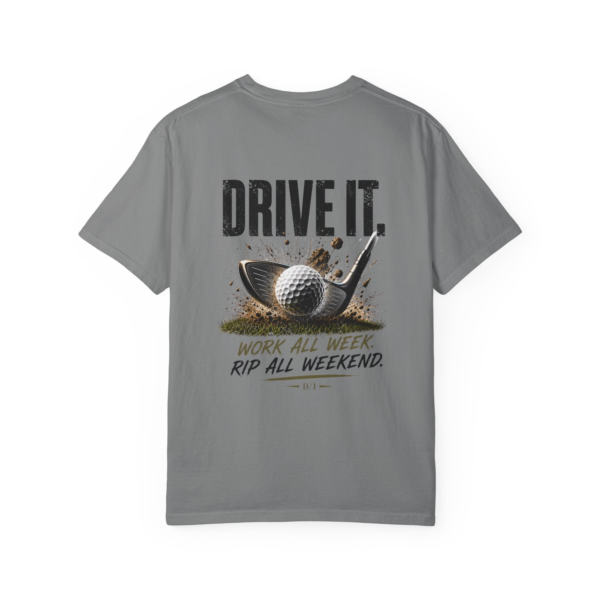 Drive It Golf T-Shirt — "Work All Week, Rip All Weekend" Vintage Golf Tee