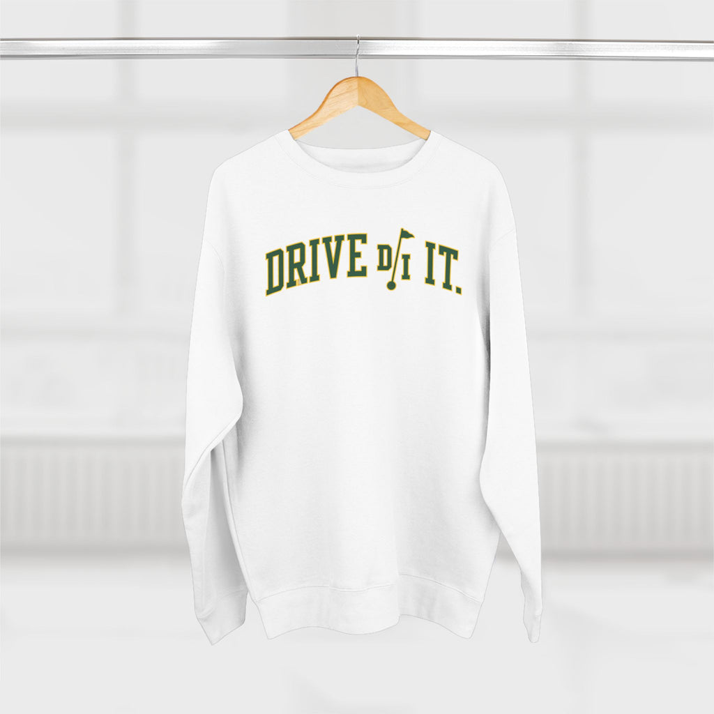 Drive It Crewneck Sweatshirt — Retro Driving Graphic Pullover