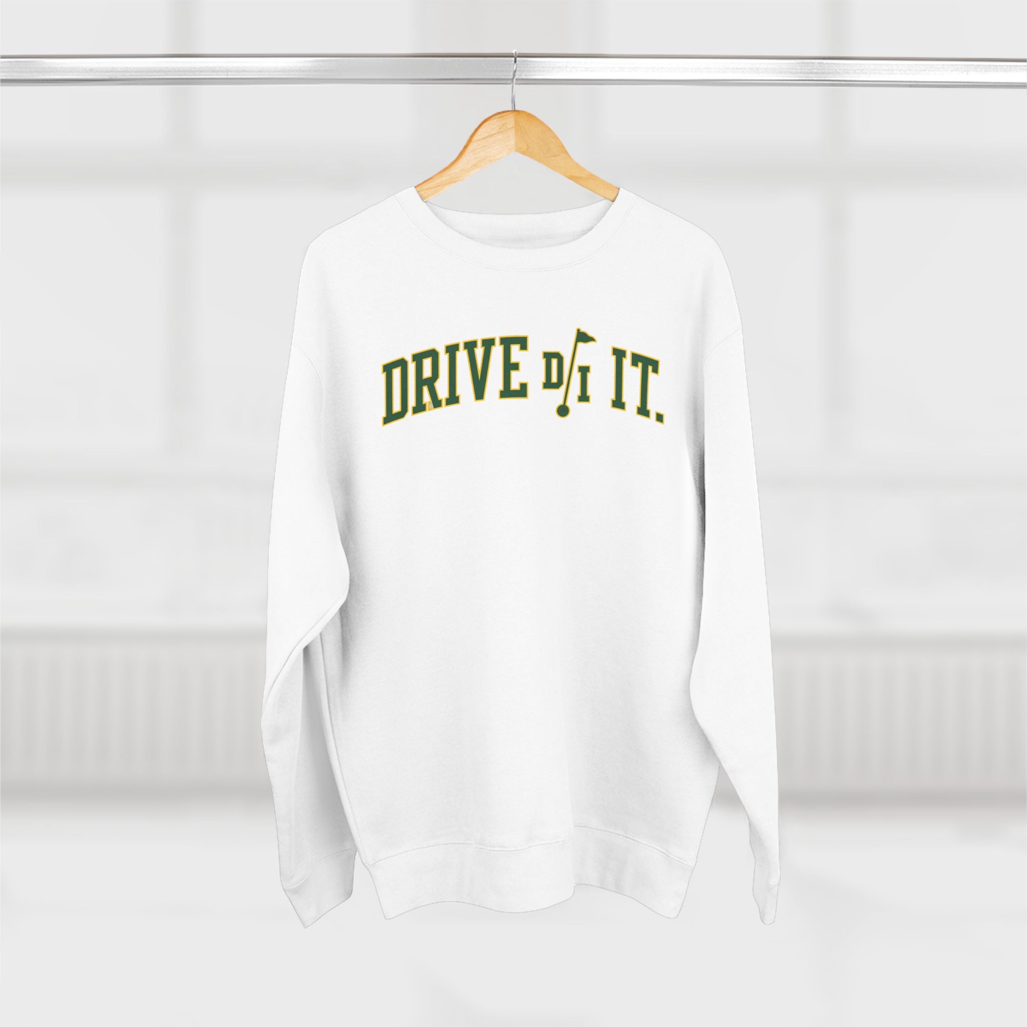 Drive It Crewneck Sweatshirt — Retro Driving Graphic Pullover