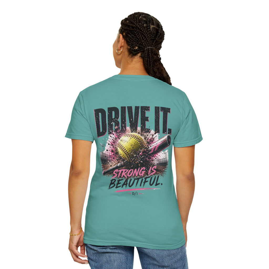 Softball 'Drive It' Tee — Strong Is Beautiful Graphic T-Shirt