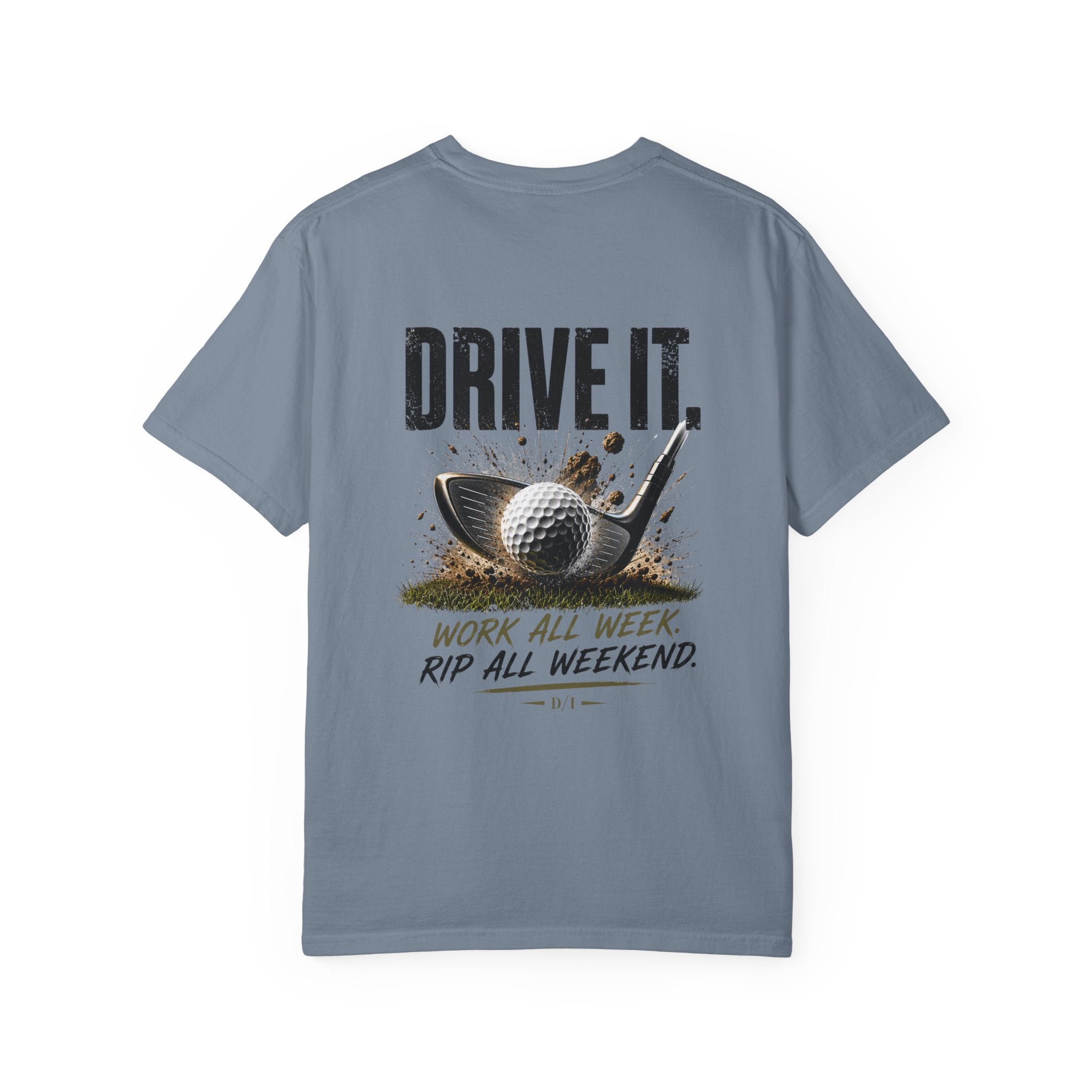 Drive It Golf T-Shirt — "Work All Week, Rip All Weekend" Vintage Golf Tee