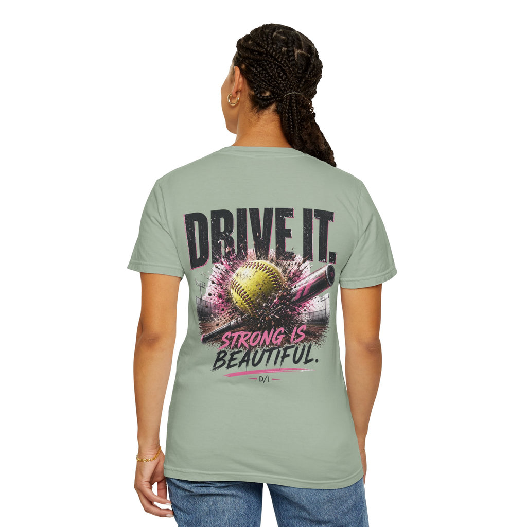 Softball 'Drive It' Tee — Strong Is Beautiful Graphic T-Shirt