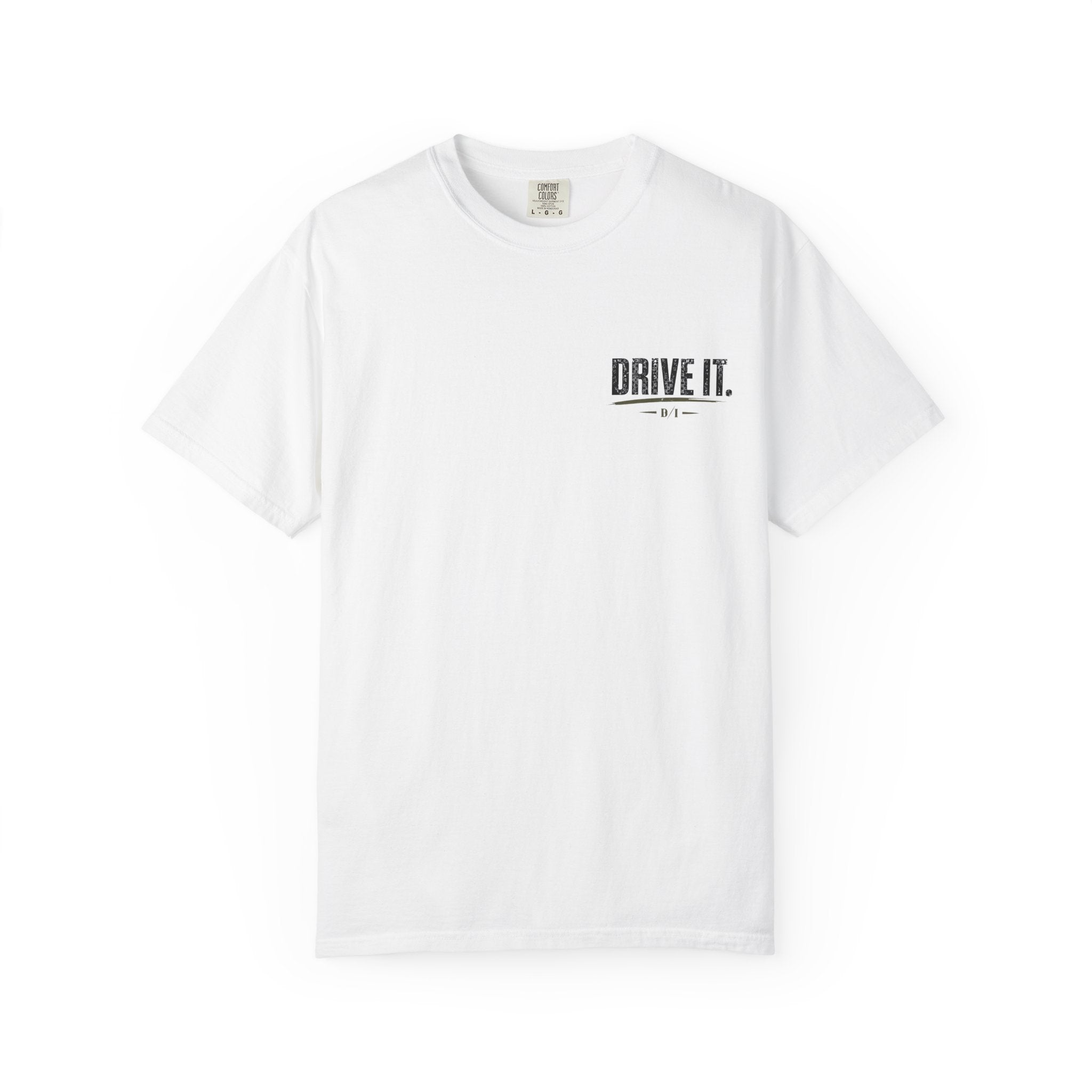 Drive It. Truck Graphic T‑Shirt — 'Put In The Work, Reap The Reward' Outdoor Crew Tee
