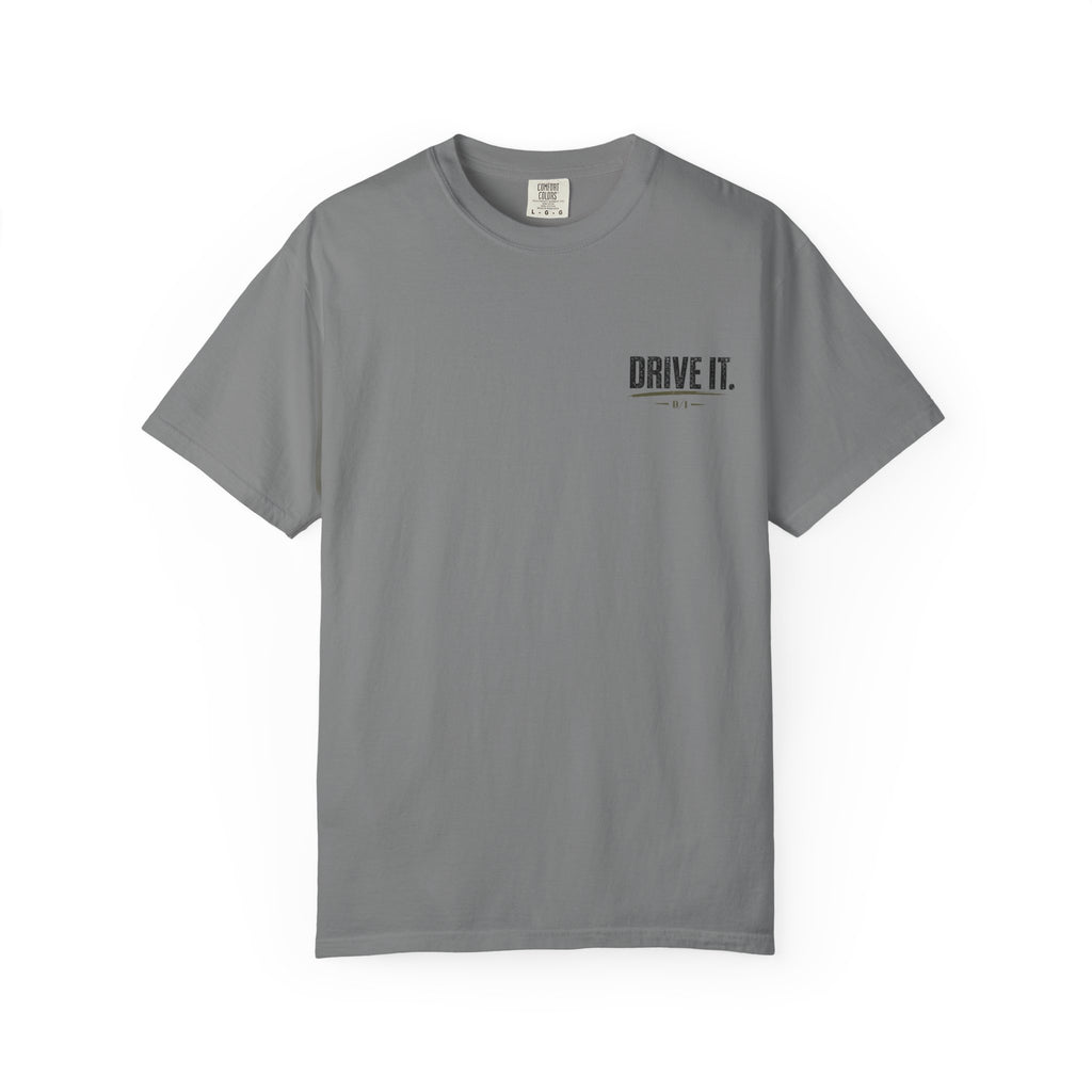 Baseball T‑Shirt — "DRIVE IT. Find The Gap." Graphic Tee