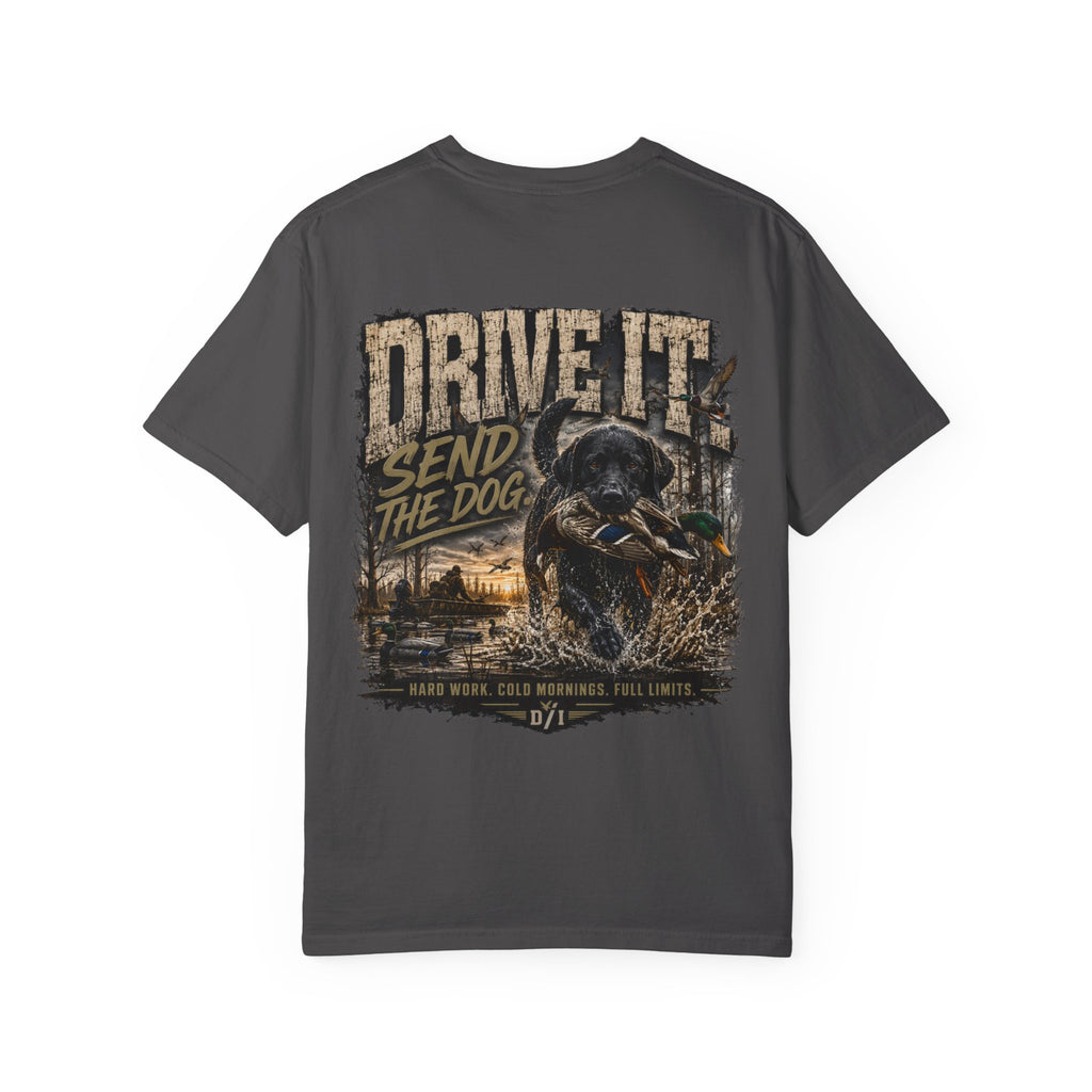 Drive It Send The Dog Graphic Tee