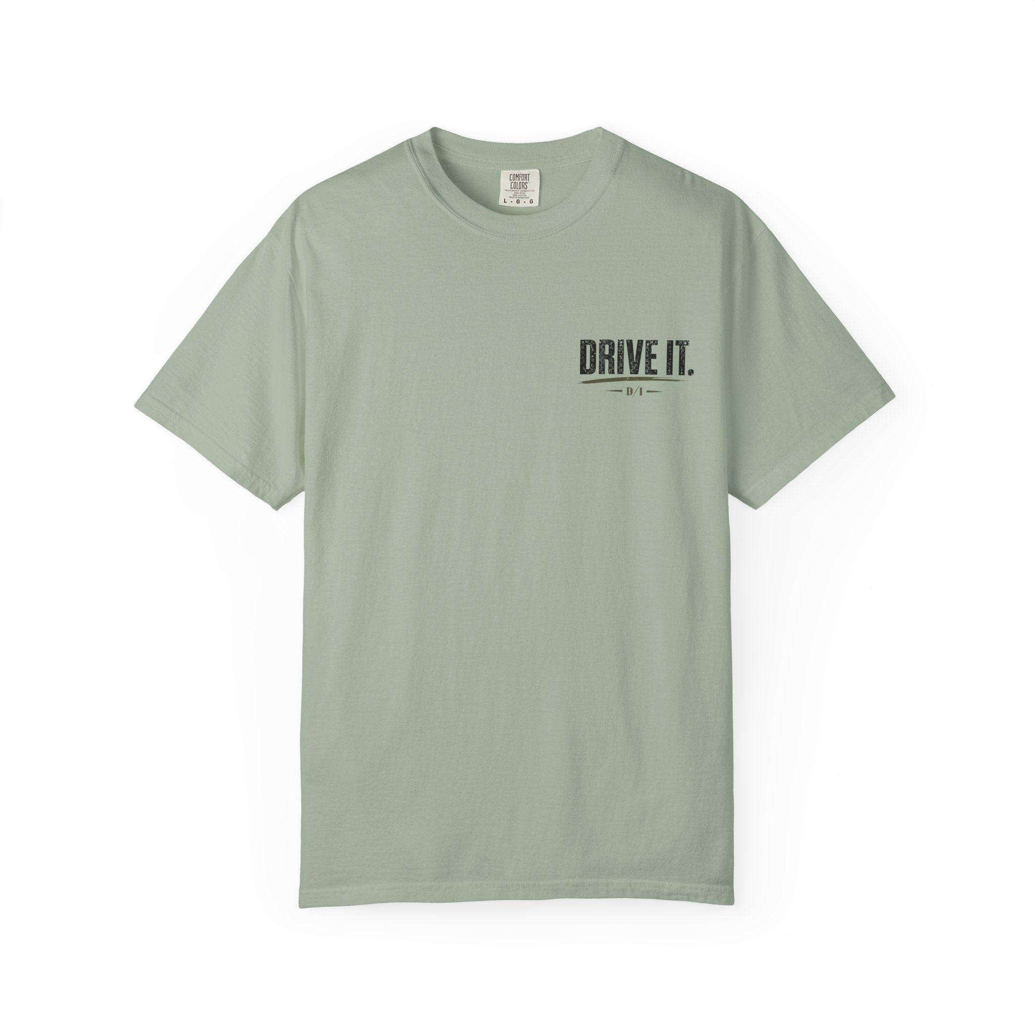 Drive It. Truck Graphic T‑Shirt — 'Put In The Work, Reap The Reward' Outdoor Crew Tee