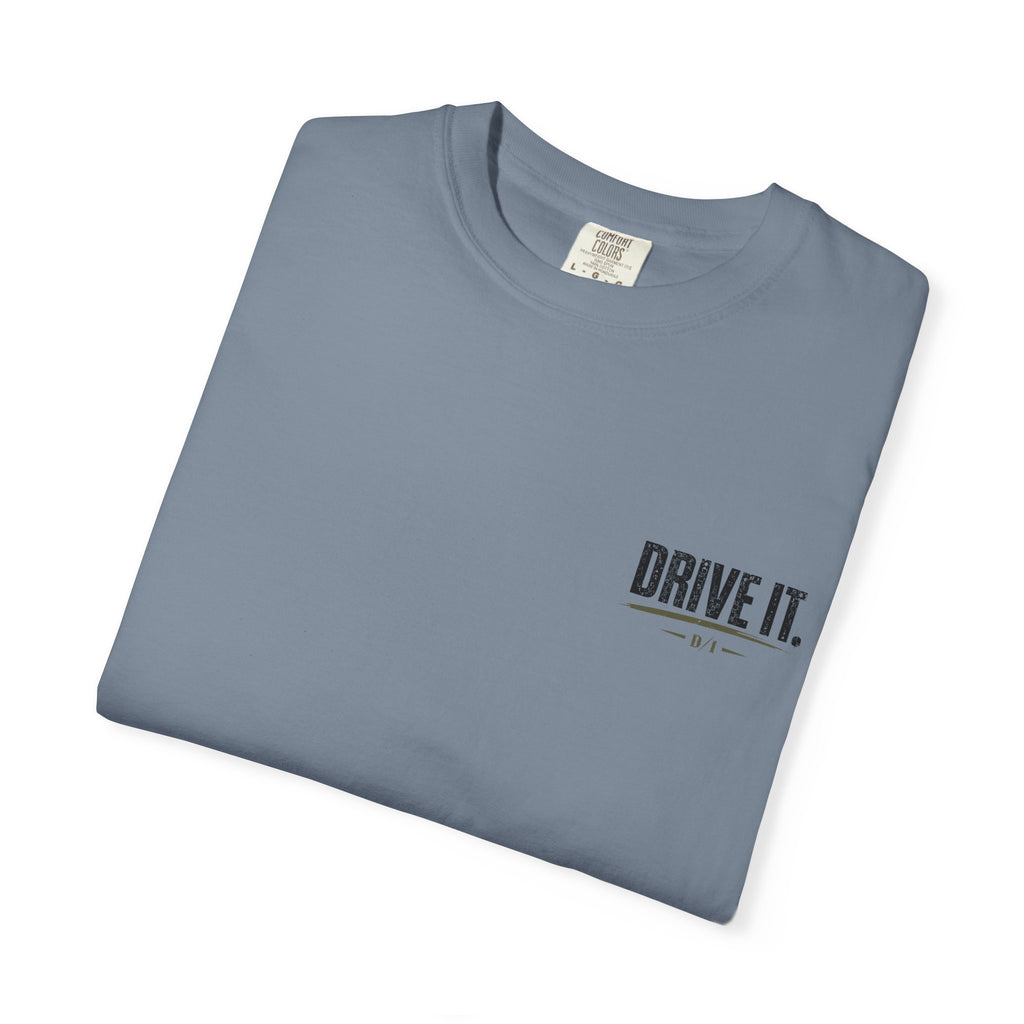 Baseball T‑Shirt — "DRIVE IT. Find The Gap." Graphic Tee