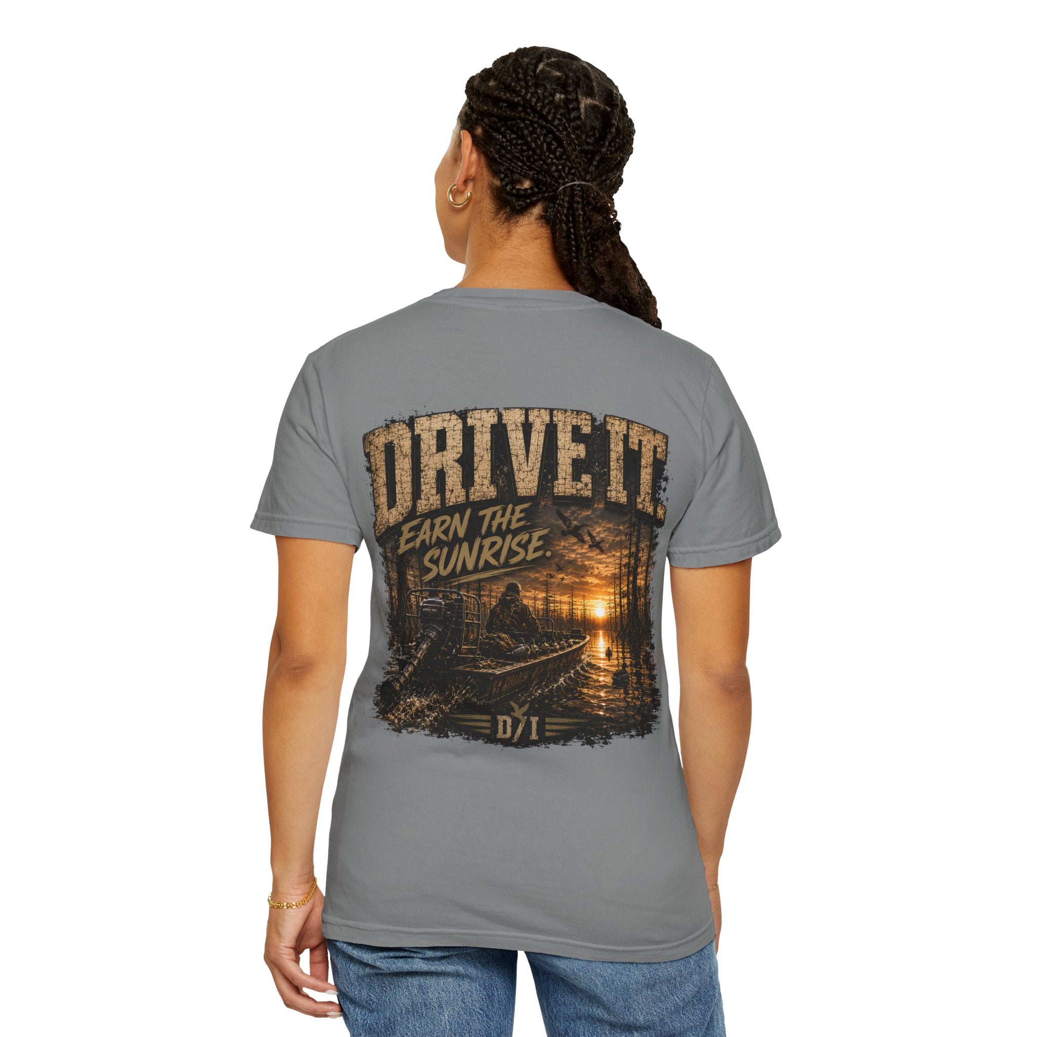 Drive It T‑Shirt — 'Drive It. Earn the Sunrise.'  Graphic Tee
