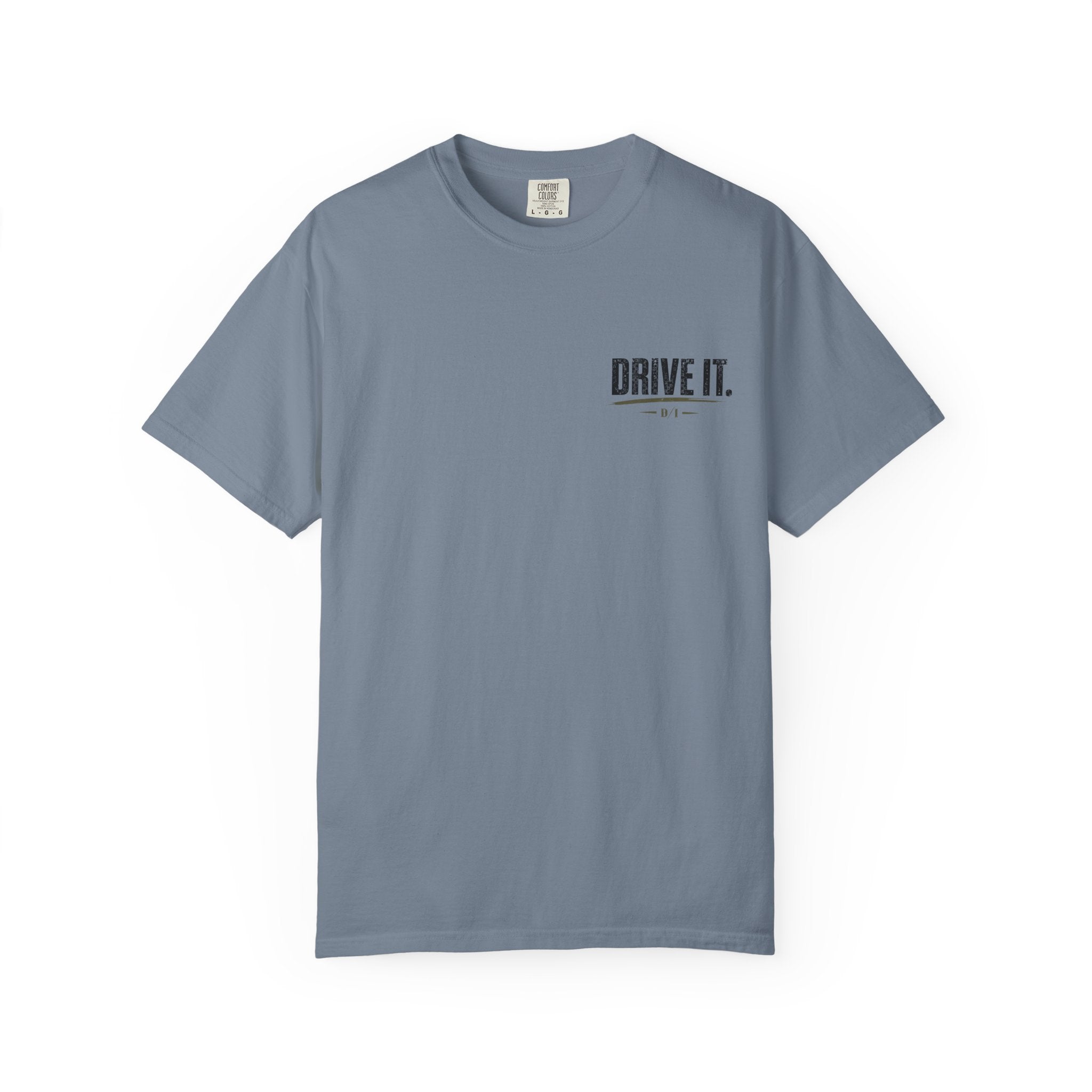 Drive It. Truck Graphic T‑Shirt — 'Put In The Work, Reap The Reward' Outdoor Crew Tee