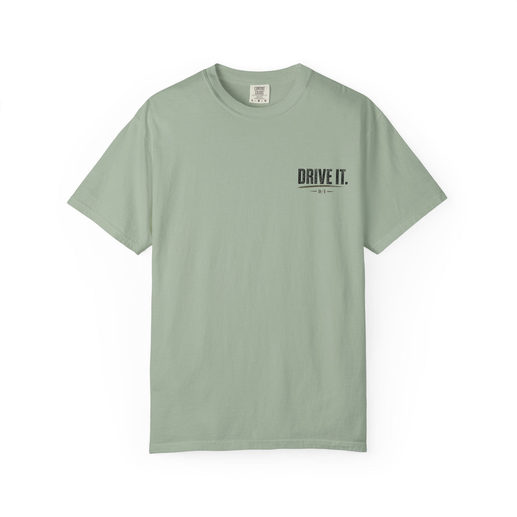 Baseball T‑Shirt — "DRIVE IT. Find The Gap." Graphic Tee