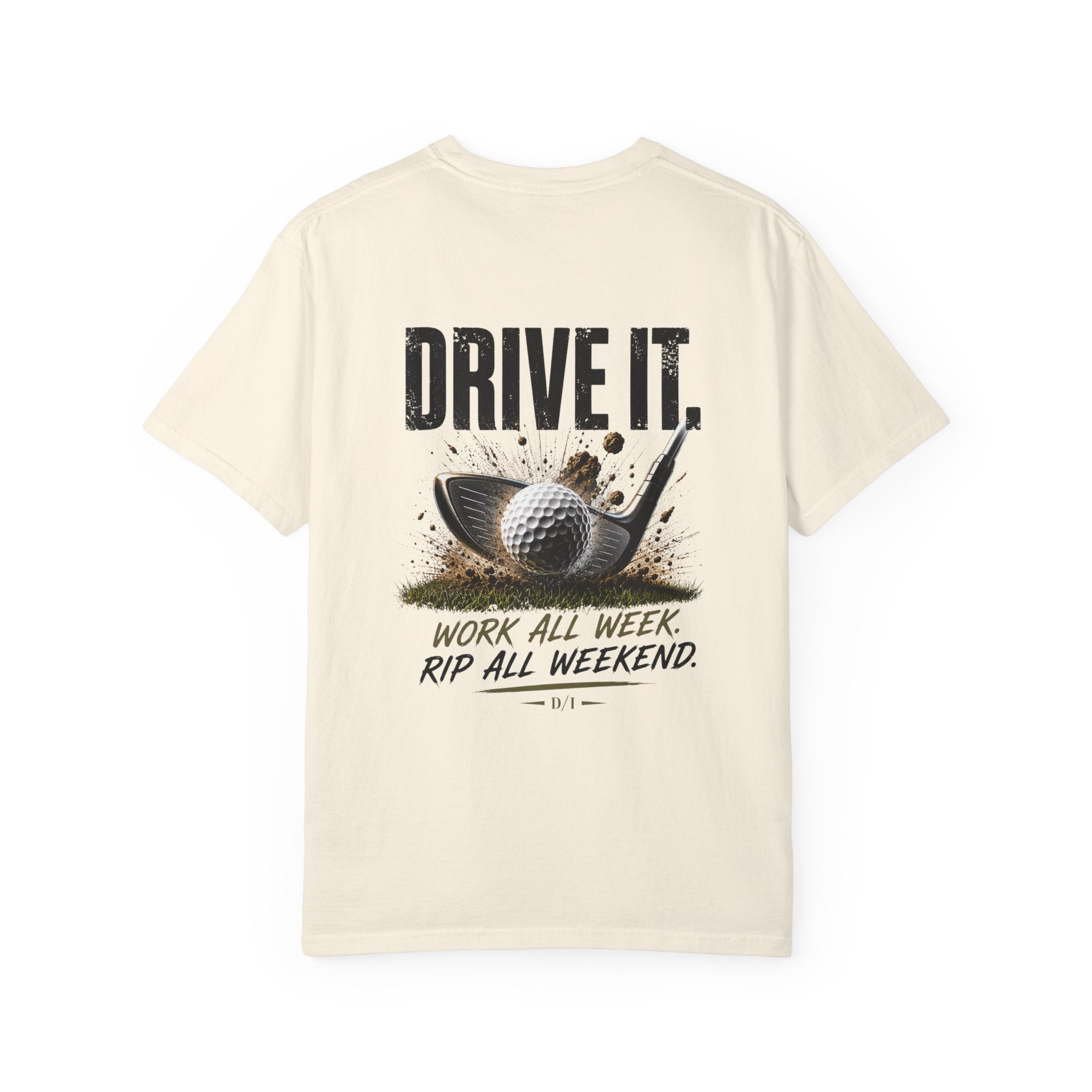 Drive It Golf T-Shirt — "Work All Week, Rip All Weekend" Vintage Golf Tee