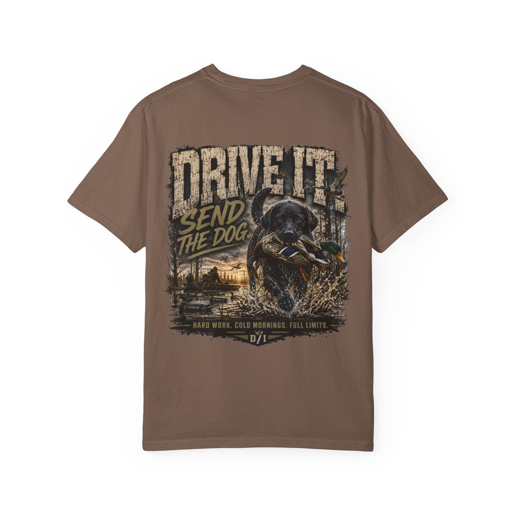 Drive It Send The Dog Graphic Tee