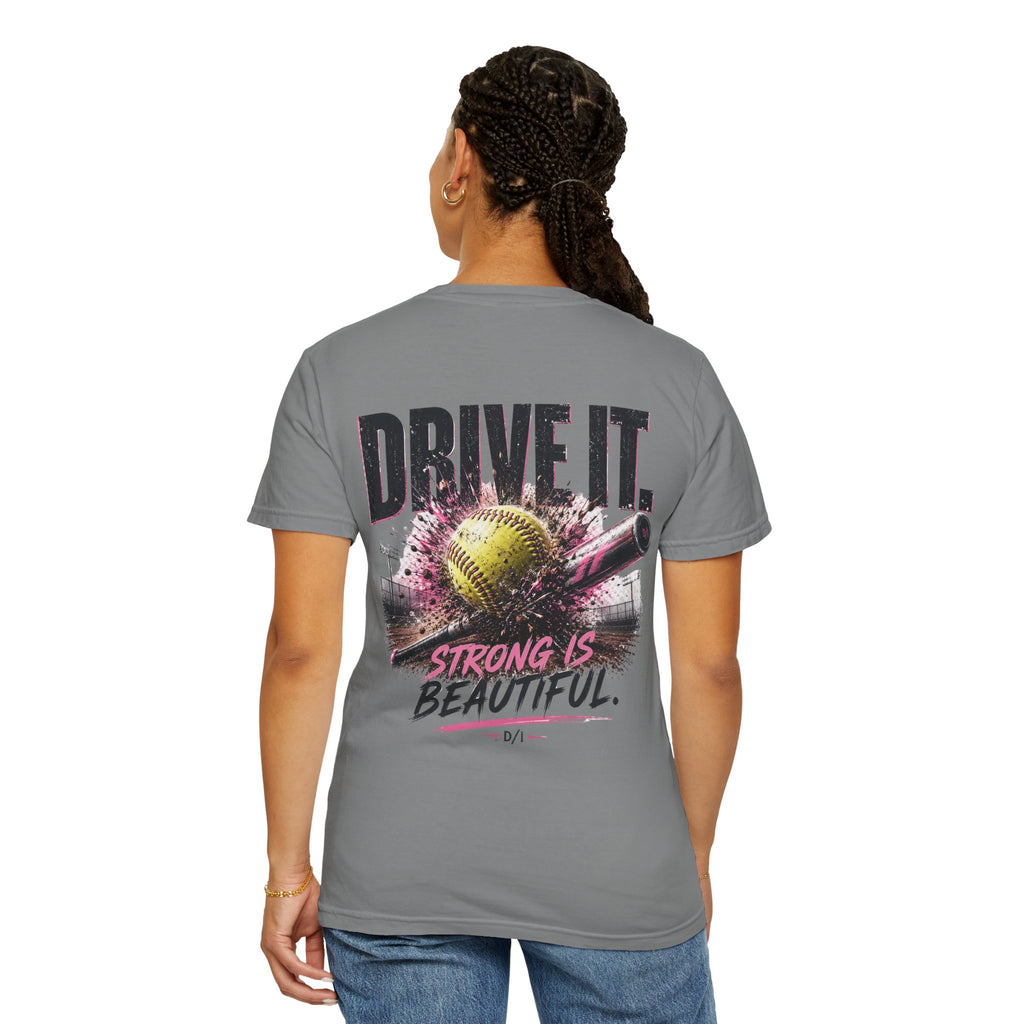 Softball 'Drive It' Tee — Strong Is Beautiful Graphic T-Shirt